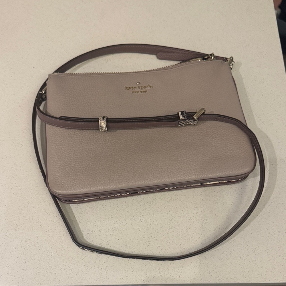 Kate Spade Leila Triple Gusset Leather Crossbody
